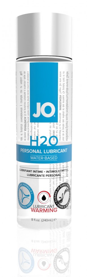 Зігрівальна змазка на водній основі System JO H2O WARMING (240 мл) з екстрактом перцевої м’яти