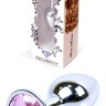 Анальний затор Boss Series - Jewellery Silver PLUG Rose S, BS6400015