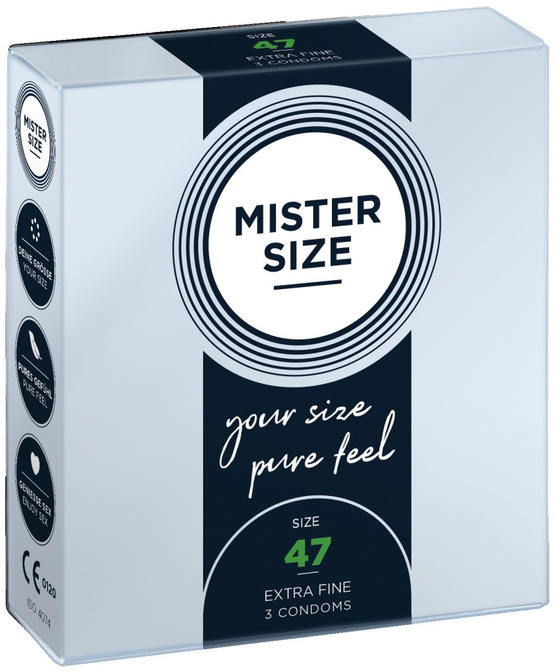 Презервативи Mister Size 47 mm (3шт)