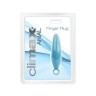 Анальный стимулятор Climax Anal Finger Plug, 8,8х2,5 см (голубой)