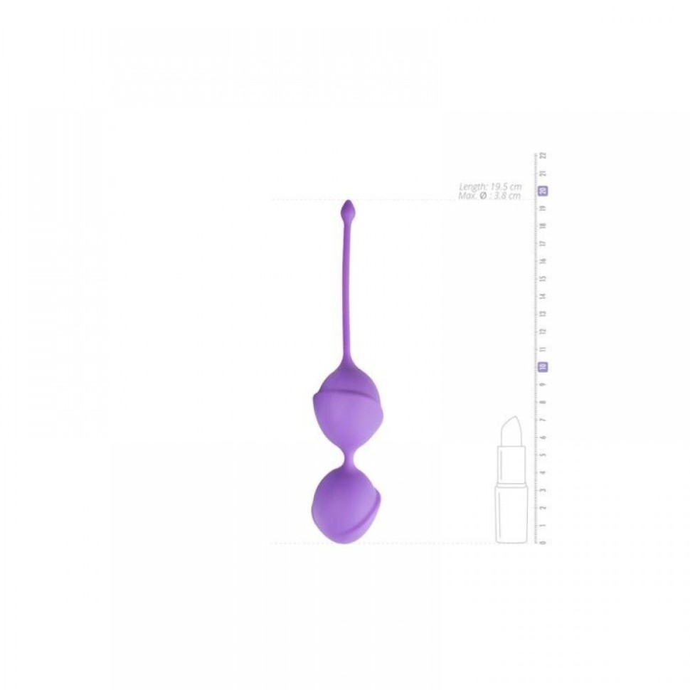 Вагінальні кульки подвійні Purple Double Vagina Balls