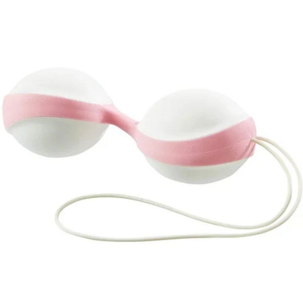 Вагінальні кульки Amor Gym Balls white-pink