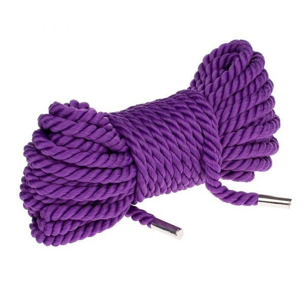 Мотузка для бондажу Premium Silky 10M, Purple Текстиль