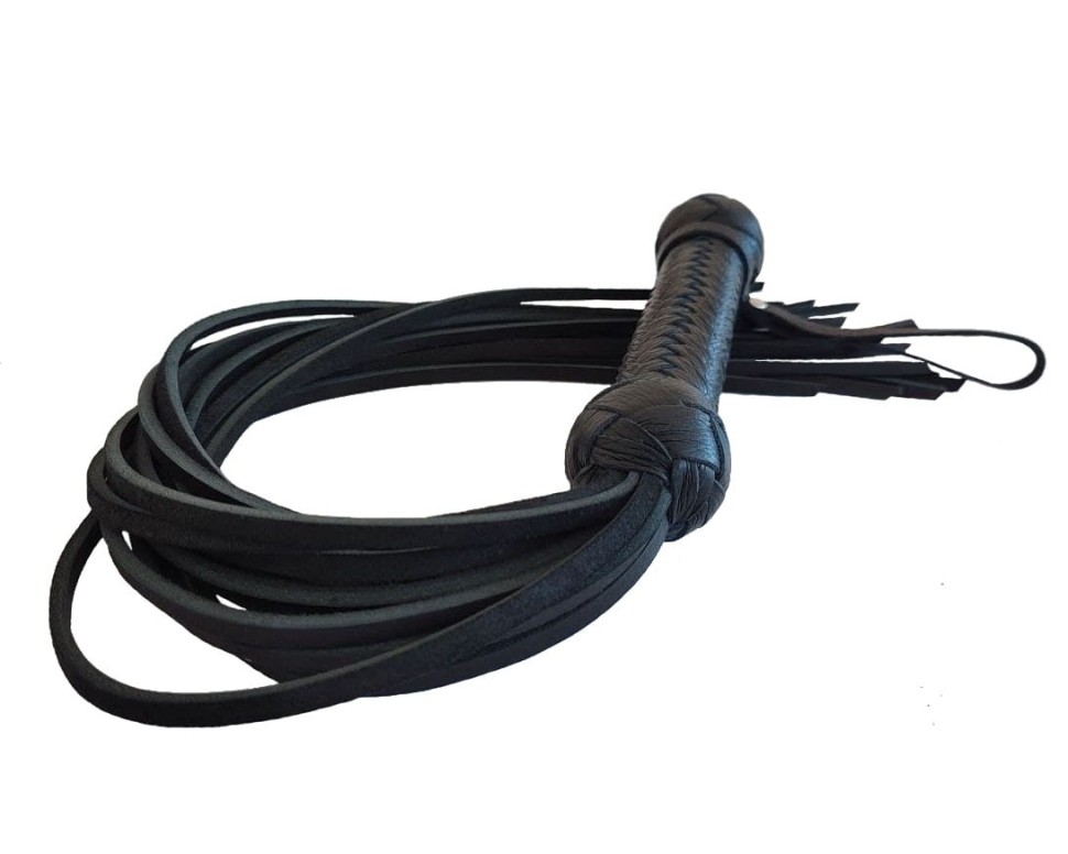 Міні флогер Mini 36 Tail Flogger Suede/Ploished Leather 18"