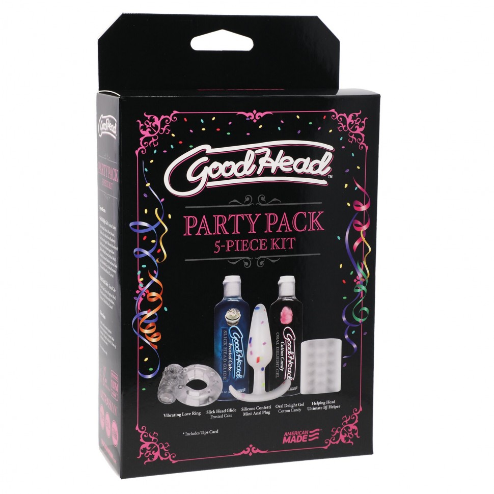 Набір Doc Johnson GoodHead - Party Pack - 5 Piece Kit