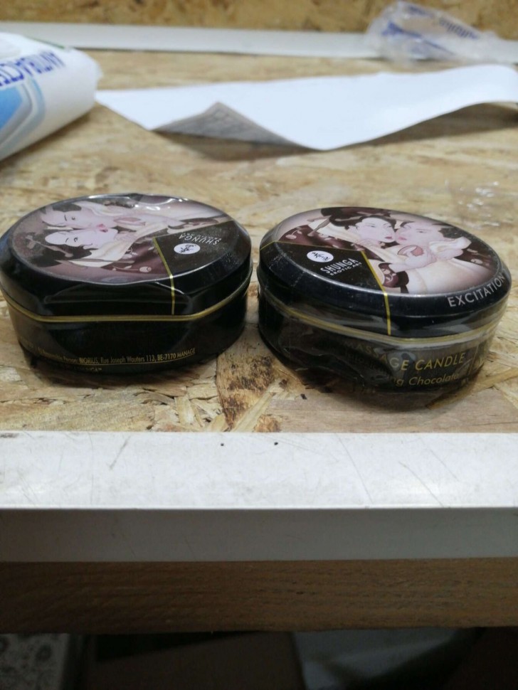 Массажная свеча Shunga Mini Massage Candle - Intoxicating Chocolate (30 мл) (примятая упаковка)