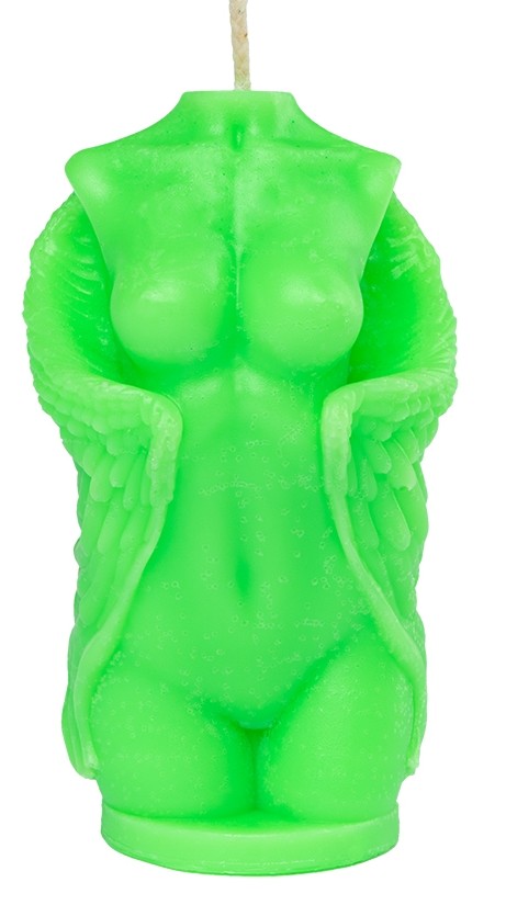Свічка LOVE FLAME - Angel Woman Green Fluor, CPS08-GREEN