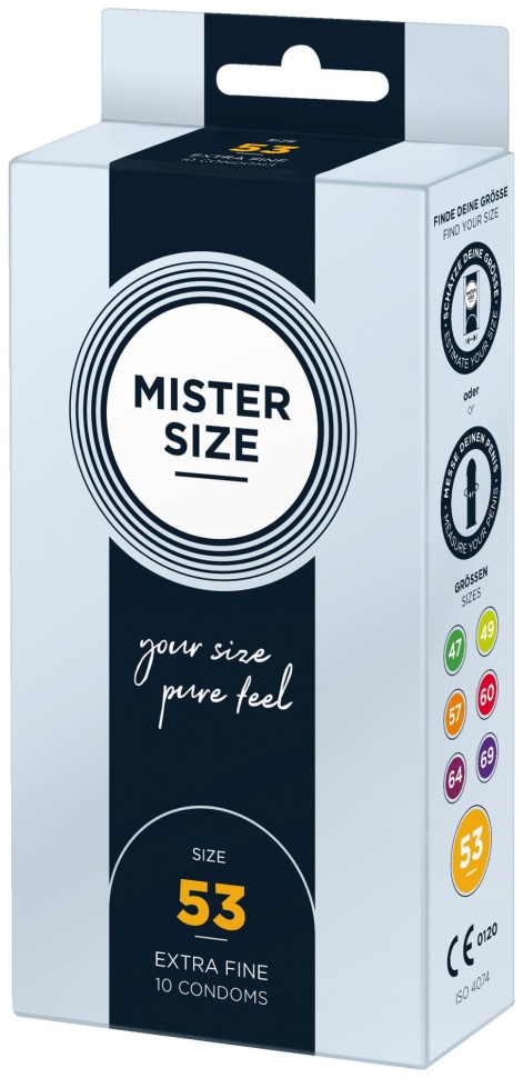 Презервативи Mister Size 53 mm (10 шт)