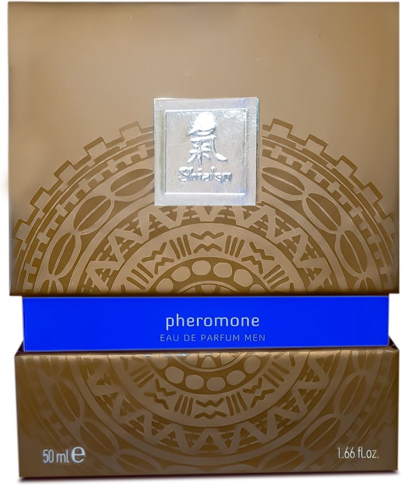 Духи з феромонами чоловічі SHIATSU Pheromone Fragrance men darkblue 50 ml