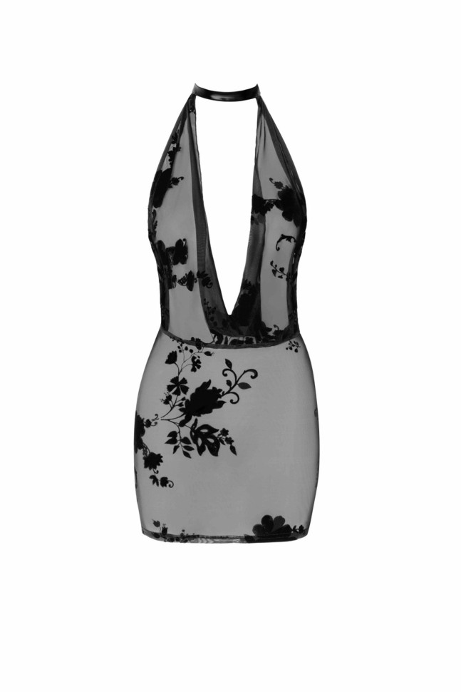 Плаття, F313 Noir Handmade Mythos з візерунком, чорне, розмір S
