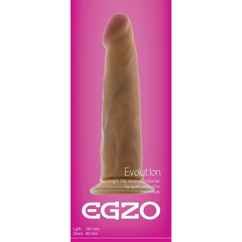 Фаллоимитатор на присоске Egzo G1840 18,5х4 см