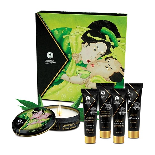 Shunga Geisha Secrets ﻿Organica Exotic Green Tea - набор интимной косметики