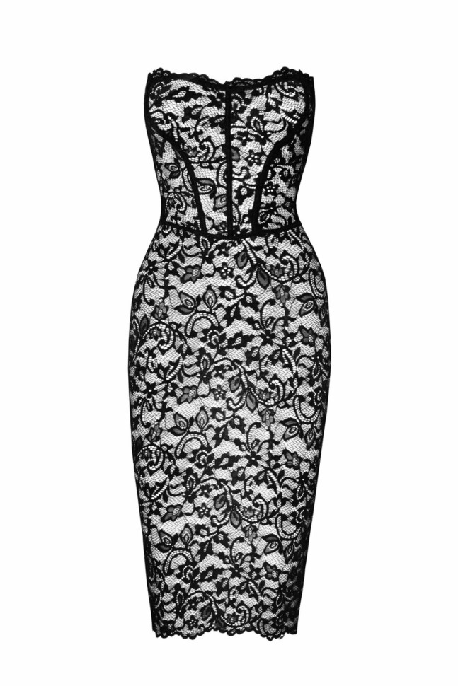 Сукня Noir Handmade F301 Catalyst lace up midi dress - XL