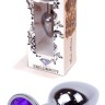 Анальний затор Boss Series - Jewellery Dark Silver PLUG Purple S, BS6400034