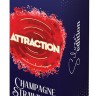 Веганська їстівна масажна олія зі зігрівальним ефектом і з ароматом шампанського та полуниці Mai - Attraction Hot Kiss Massage Oil Champagne Strawberry flavor, 50 ml