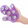 Simple & True Roller Balls Massager перчатка для массажа (пурпурный)