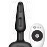 Анальна пробка із 3 моторами B-Vibe - Trio Remote Control Butt, чорна