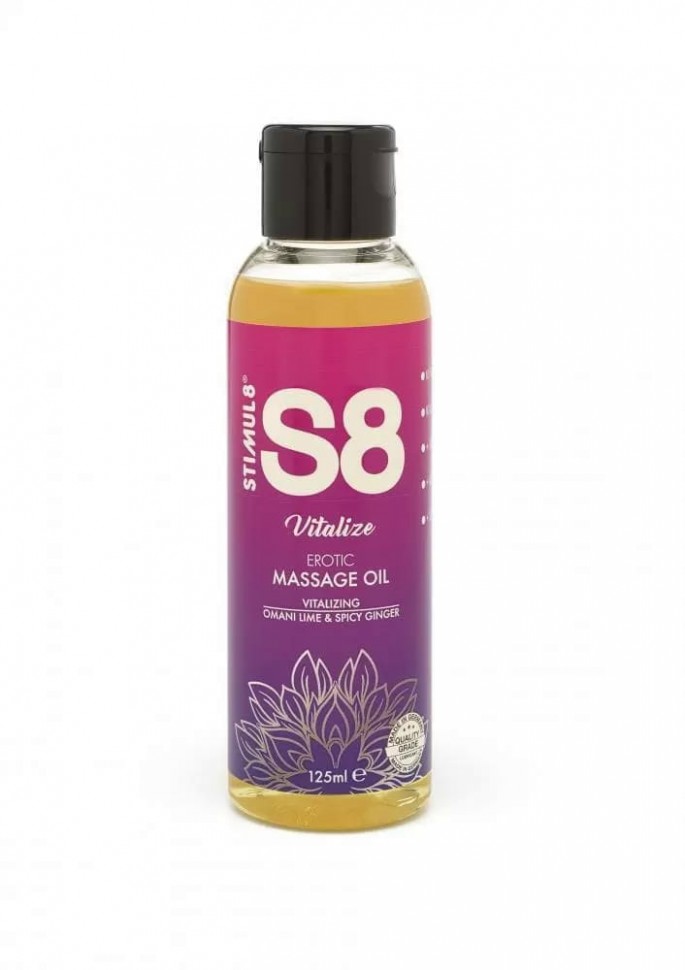 S8 Massage Oil массажное масло возбуждающее с ароматом оманский лайм и имбирь (125 мл)