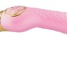 Вібратор нереалістичний рельєфний Shunga Zoa рожевий, 26.5 х 3.8 см