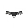Труси жіночі Laluna crotchless panties black L / XL-MINI