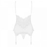 Корсет Obsessive 810-COR-2 corset, Білий, S/M