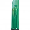 Вибратор пластиковый Crystal Clear, 13Х2,5 см  (зеленый)