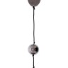 Вагінальні металеві кульки DOMINO METALLIC BALLS, CHROME BLACK