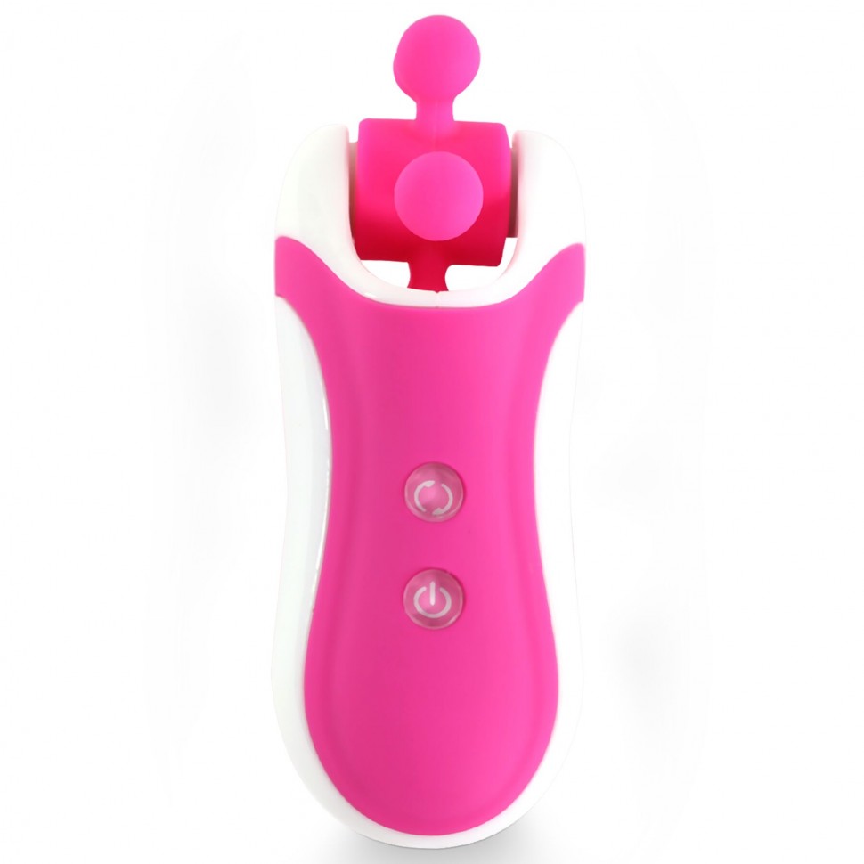 Стимулятор з імітацією оральних ласк FeelzToys - Clitella Oral Clitoral Stimulator Pink