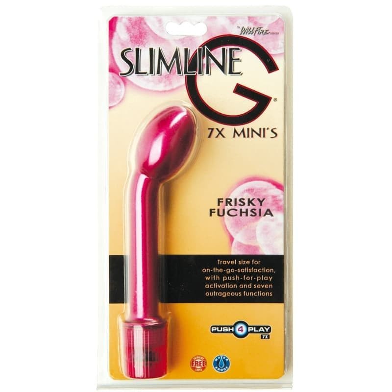 Вибратор Wildfire Slimline G 7X Minis, 17х3,5 см (пурпурный)