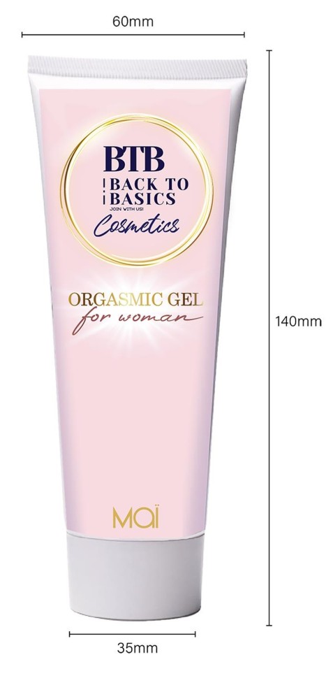 Стимулюючий кліторальний гель Mai - BTB Orgasmic Gel for women, 100 ml