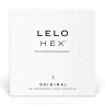 Презервативы тонкие латексные LELO HEX Condoms Original 3 шт