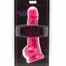 Toy Joy Get Real Happy Dicks Dildo 7,5 In w.Balls фаллоимитатор с мошонкой и присоской, 19х4 см (розовый)