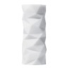Мастурбатор хай-тек рельєфний Polygon 3D Tenga, білий, 15 х 7 см