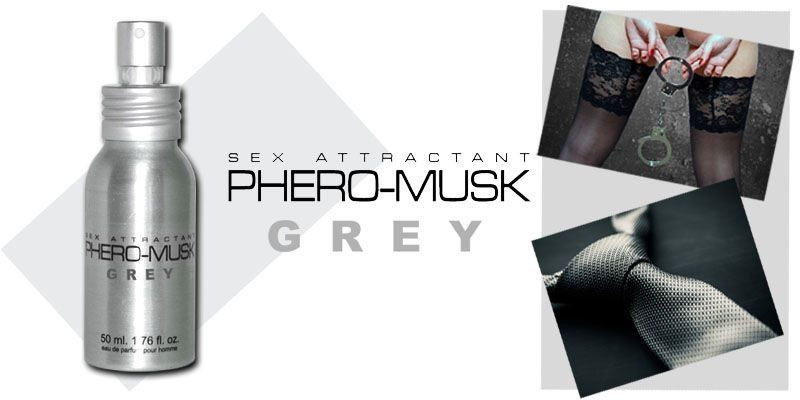 Духи с феромонами мужские  PHERO-MUSK GREY, 50 мл