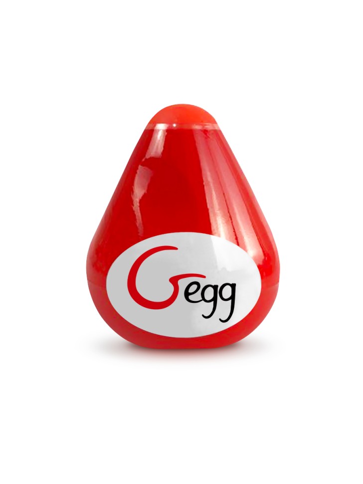 Gvibe Gegg Red - мастурбатор яйцо, 6.5х5 см.