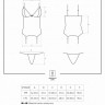 Корсет Obsessive 820-COR-1 corset & panties L/XL