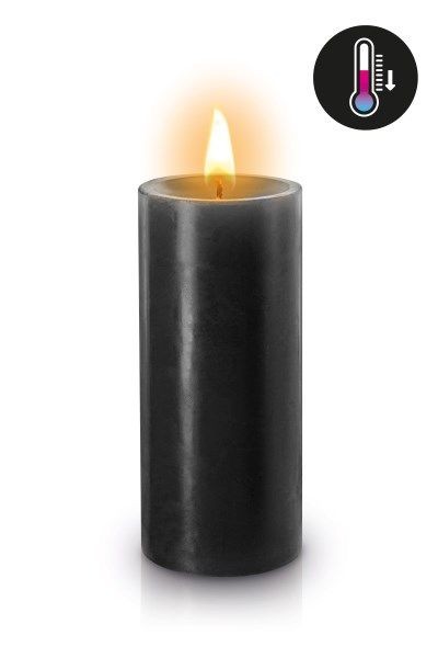 БДСМ cвеча низкотемпературная Fetish Tentation SM Low Temperature Candle Black (подмокшая упаковка)