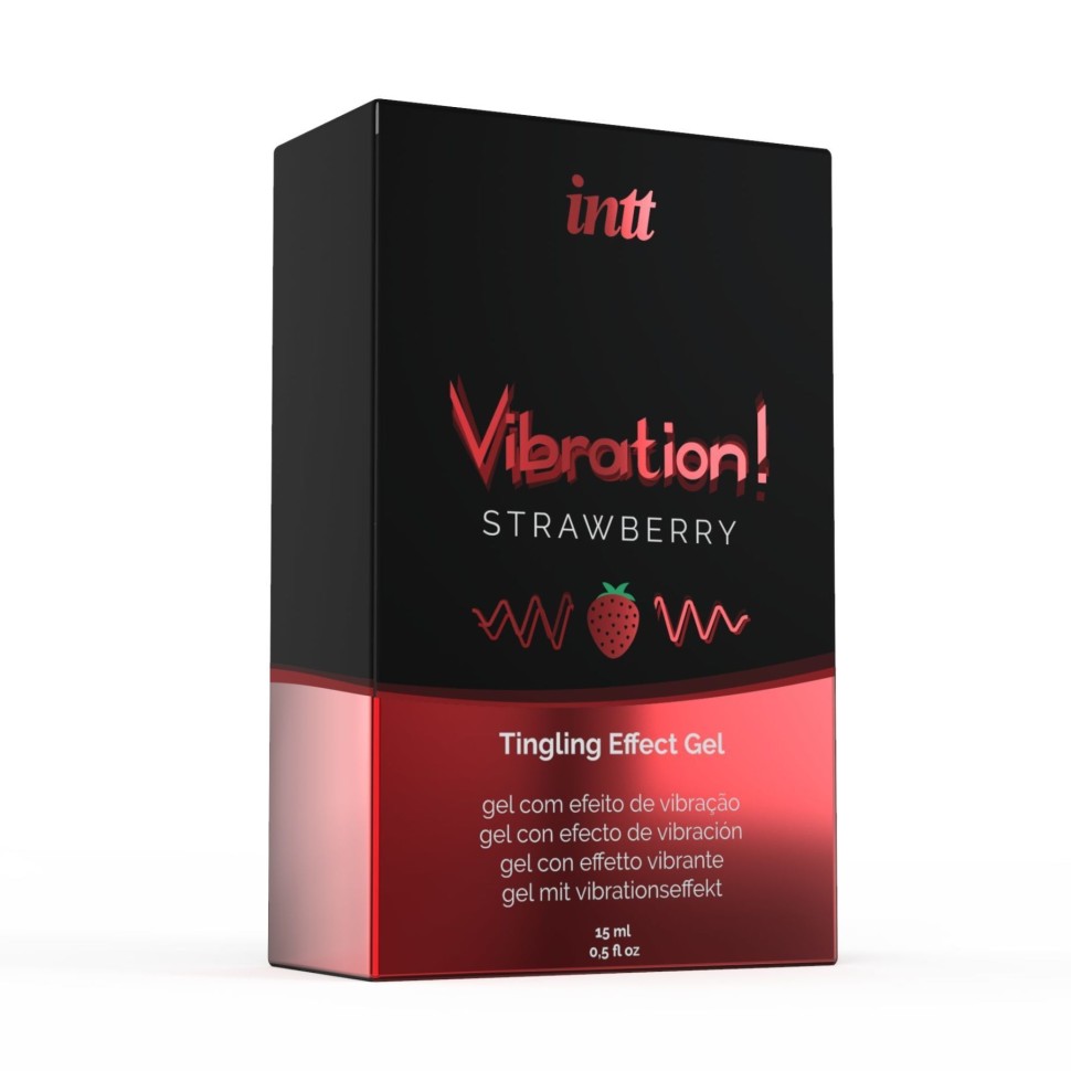 Рідкий вібратор Intt Vibration Strawberry (15 мл) (без пакування!!!)