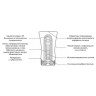 Tenga Original Soft Tube Cup - Мастурбатор с контролируемым уровнем жесткости, 16х6.5 см (белый)