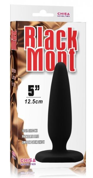 Анальный плаг Silicone Black Mont, XL