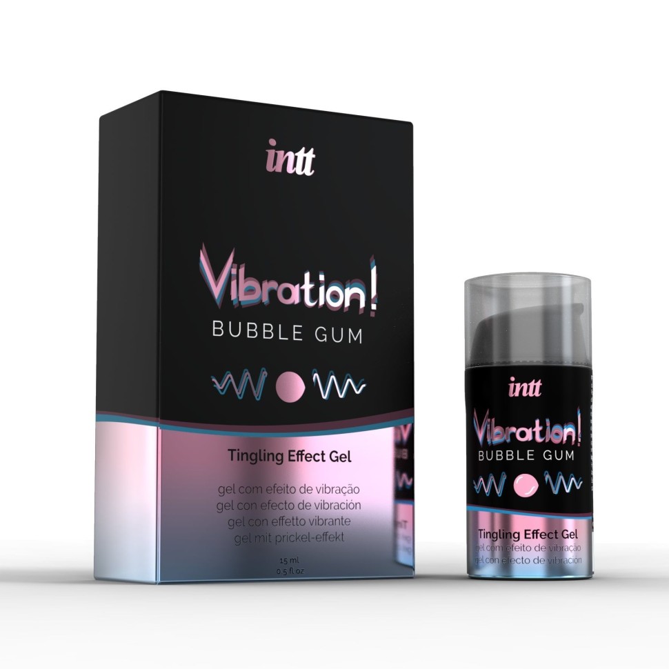 Рідкий вібратор Intt Vibration Bubble Gum (15 мл) (без пакування!!!)