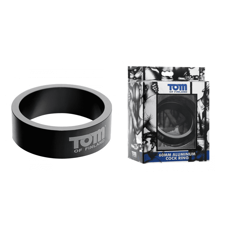 Tom of Finland 60mm Aluminum Cock Ring - эрекционное кольцо