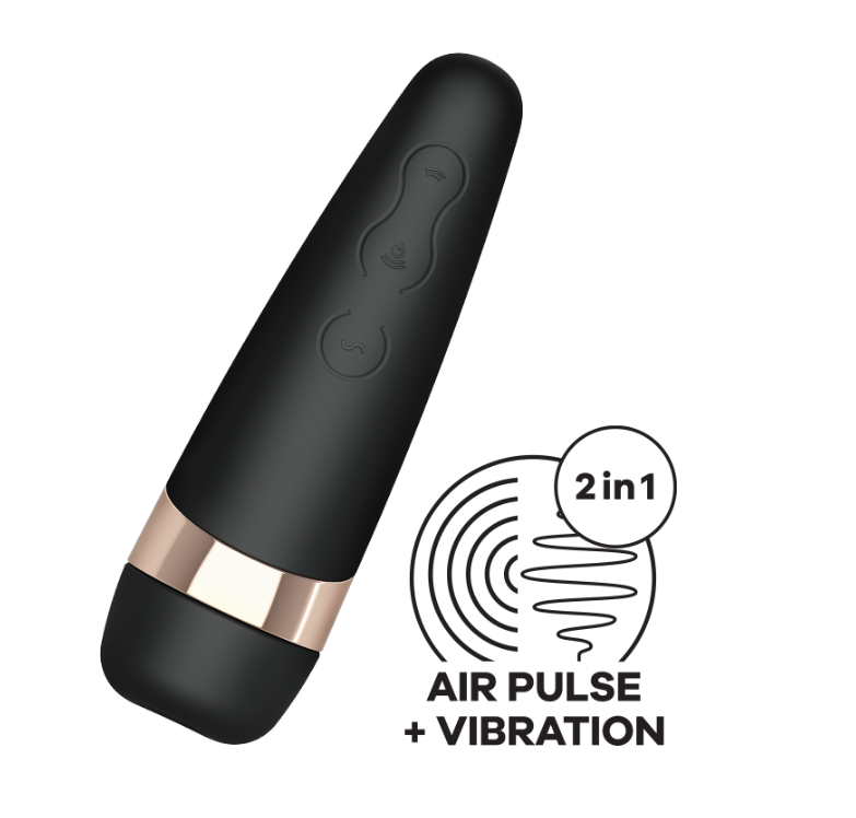 Вакуумний кліторальний стимулятор Satisfyer Pro 3 Vibration 10 режимів вібрації та 11 режимів вакууму