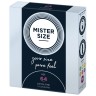 Презервативи Mister Size - pure feel - 64 (3 condoms), товщина 0,05 мм