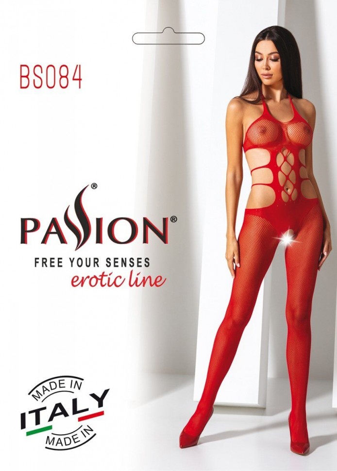 Еротичний бодістокінг Passion BS084 red