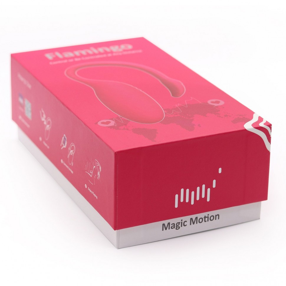 Смарт-виброяйцо Magic Motion Flamingo со стимулятором клитора, 3 вида упражнений Кегеля