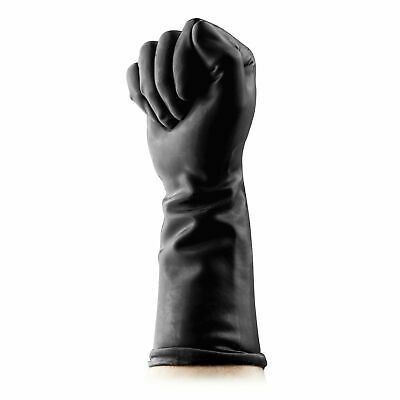 Рукавички латексні для фістингу Buttr Gauntlets Fisting Gloves, Черный