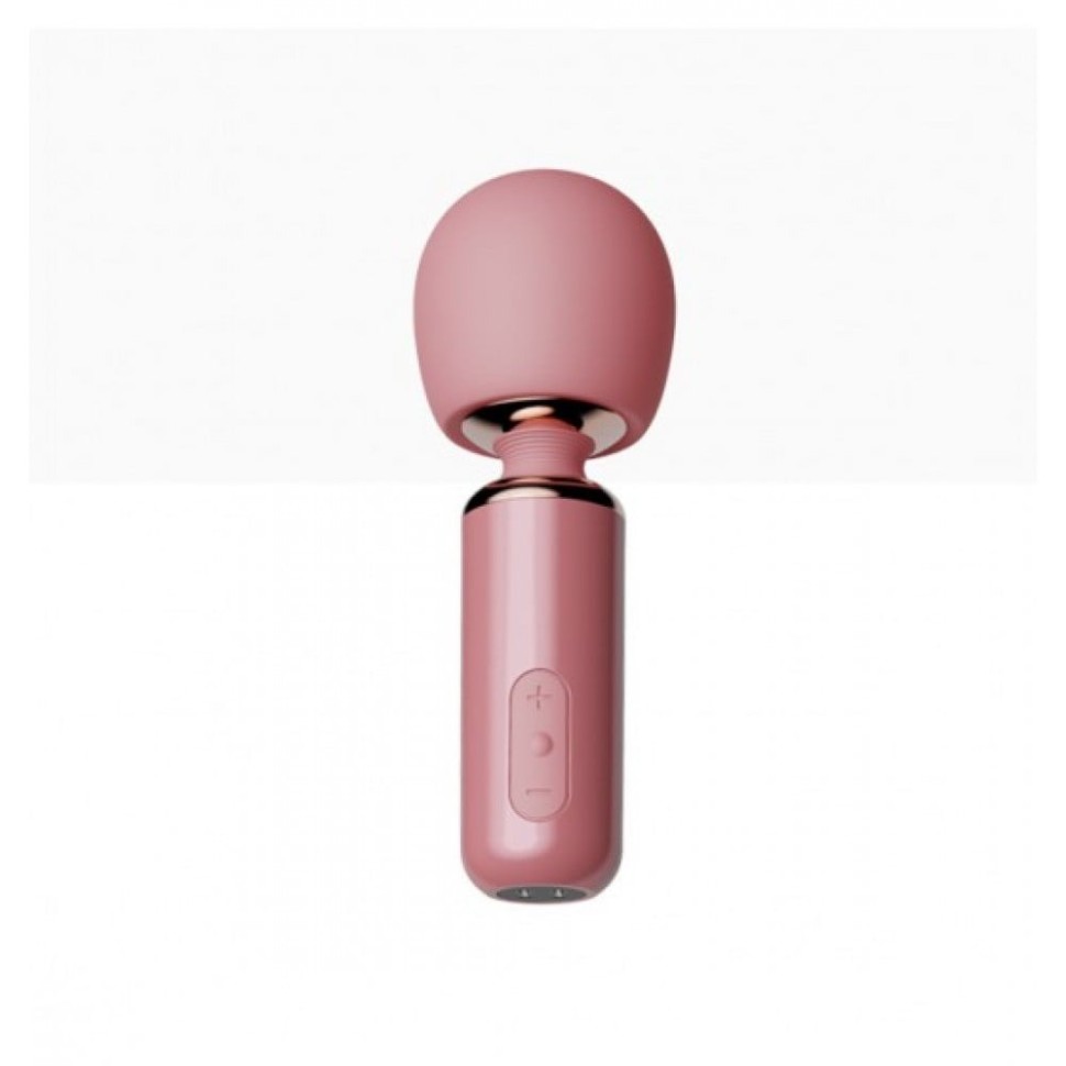Вібратор-мікрофон Qingnan 5 Powerful Mini Wand Massager, рожевий