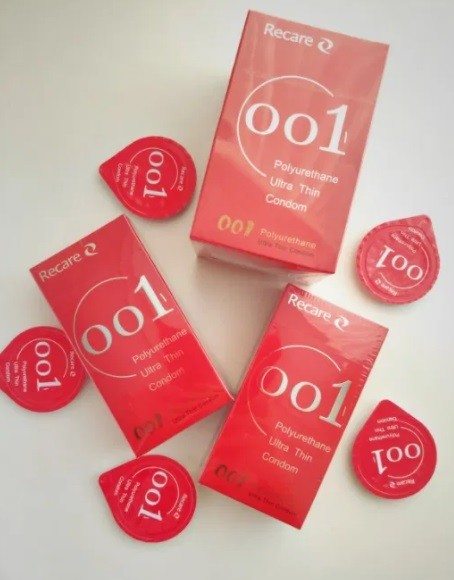 Презервативи OLO поліуретанові 001 (найтонші у світі) (по 1шт)