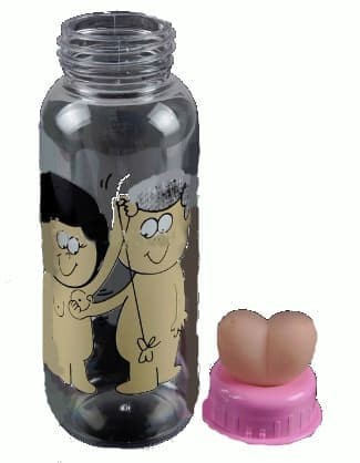 Бутылочка с эротической соской Boobie Nipple Bottle